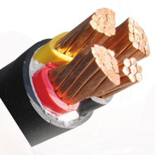 1,2,3,4,3+1 Core 25 mm Copper (aluminum)core PVC insulation PVC jacketing low voltage  power cable 0,6/1KV